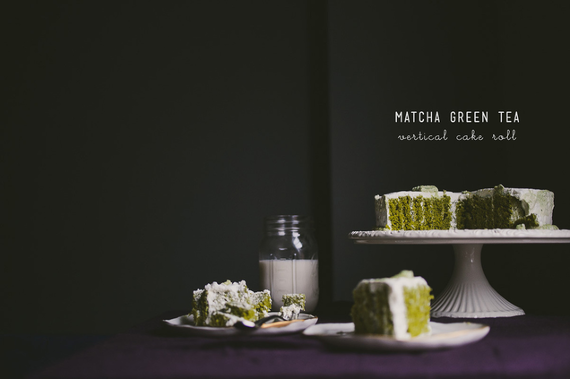 Matcha Vertical Cake Roll » Betty L