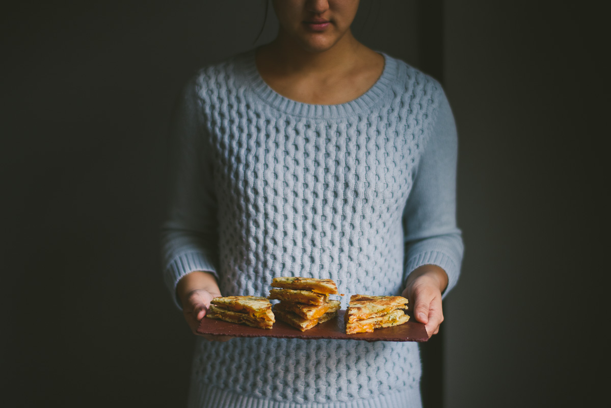 scallion-pancake-quesadilla | le jus d'orange-6