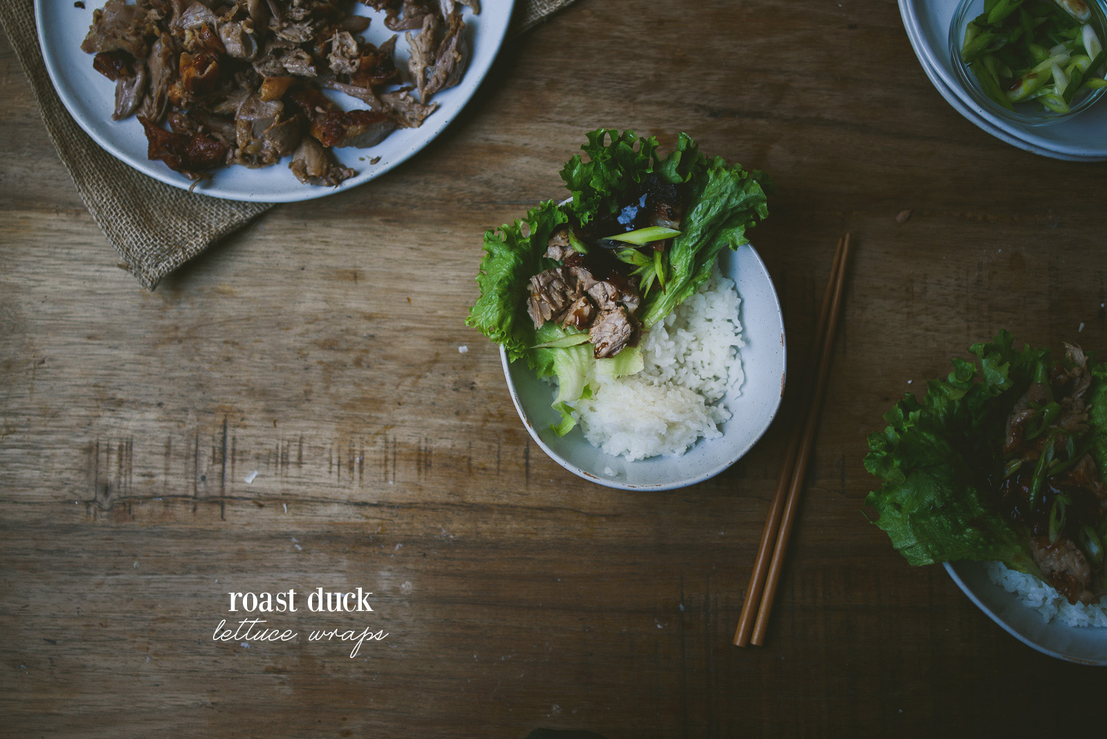 Roast Duck Lettuce Wraps, for Food52