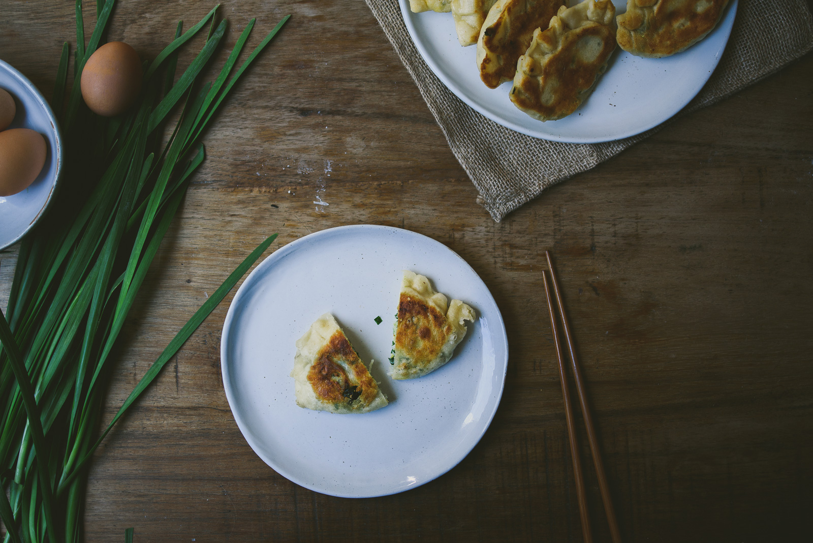 Chive Boxes 韭菜盒子 Jiu Cai He Zi (Chive Boxes)