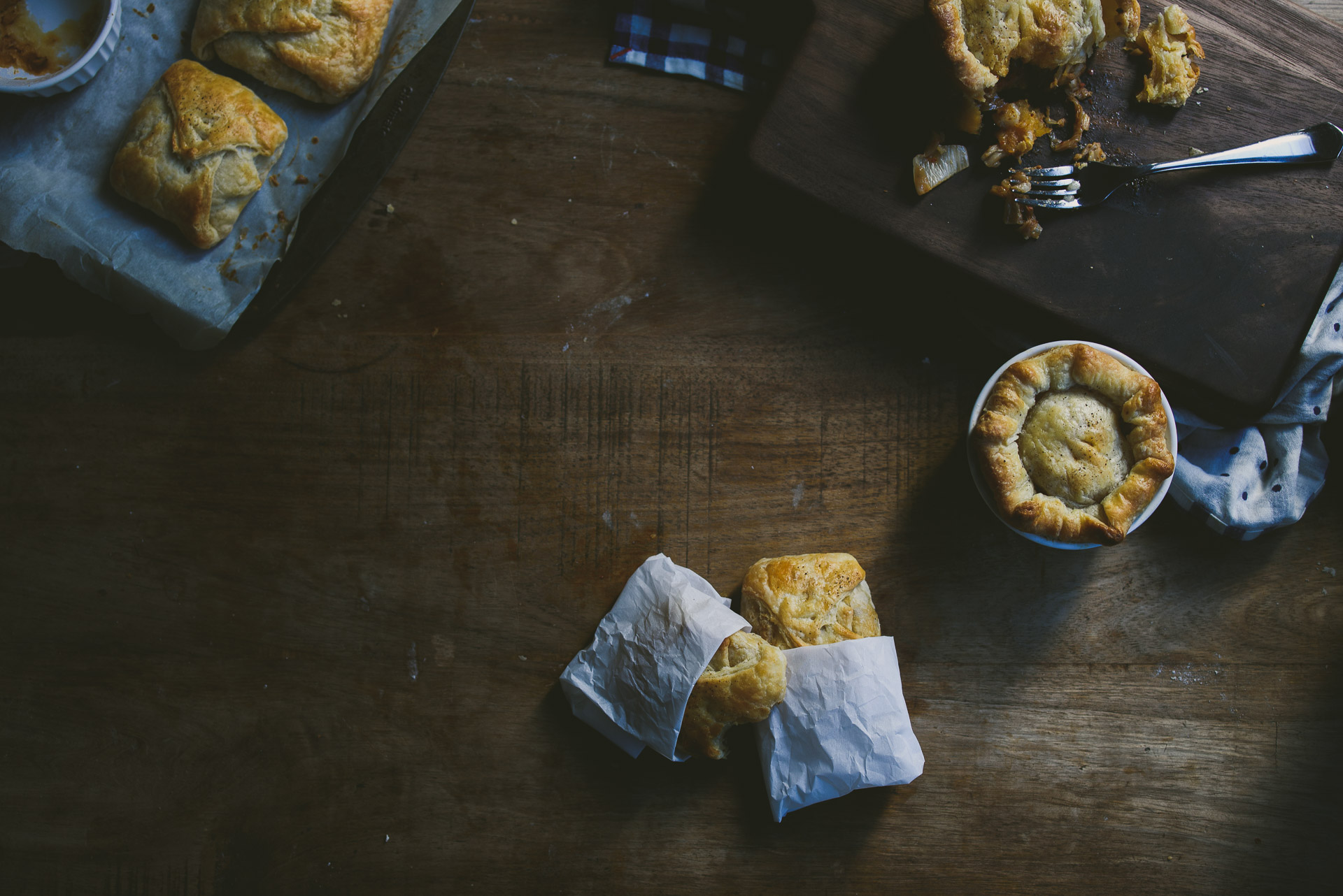 Kimchi + Pork Belly Mini and Hand Pies