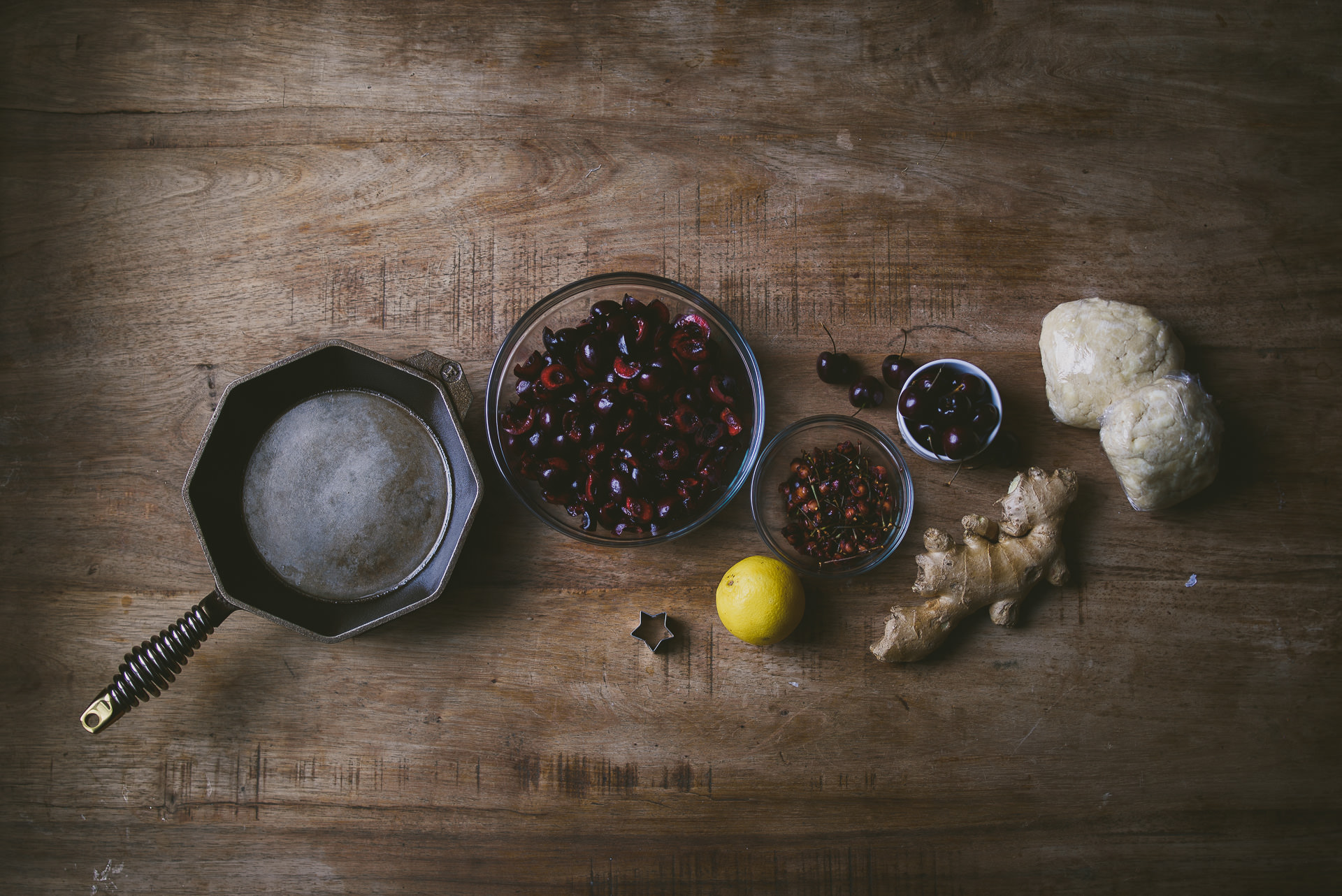 Ginger Cherry Skillet Pie Finex | le jus d'orange-1