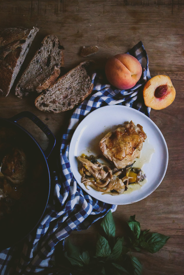 peach-braised-chicken-thighs | le jus d