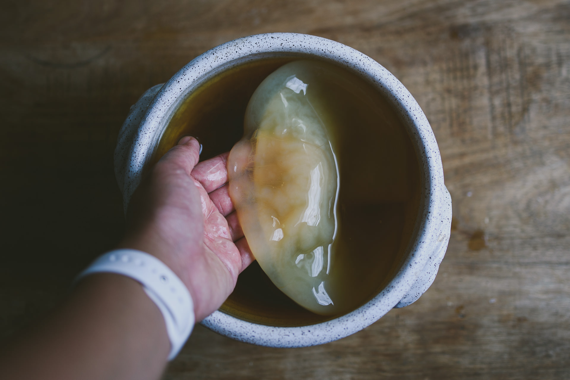 Brewing Kombucha at home SCOBY | le jus d'orange