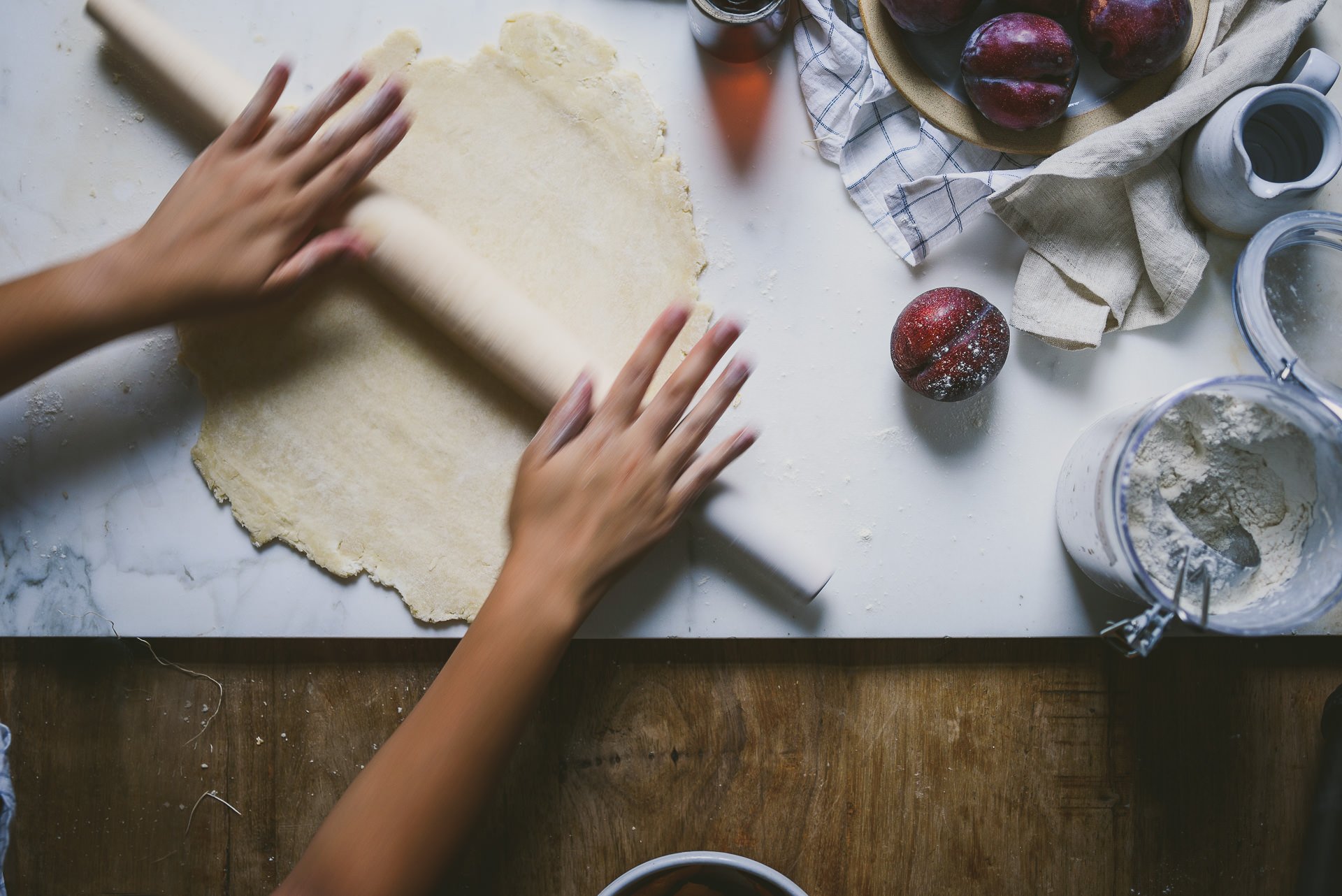 Oat-Crusted Maple Plum Galette | le jus d'orange