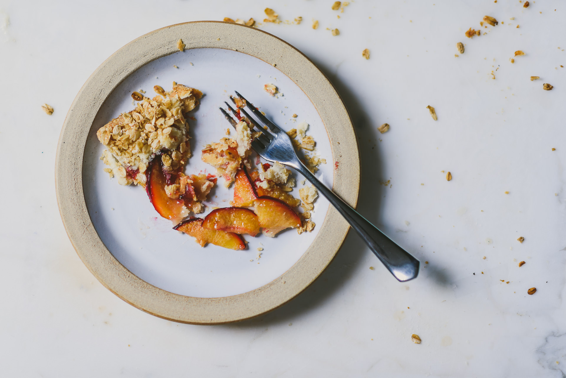 Oat-Crusted Maple Plum Galette | le jus d'orange