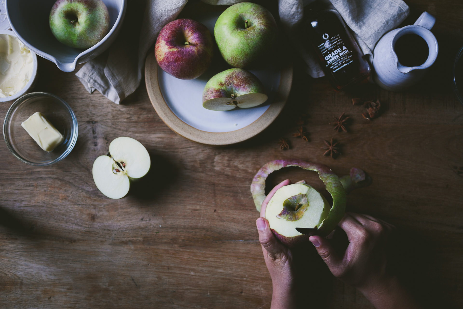 Anise apple japanese-style pancakes | le jus d'orange