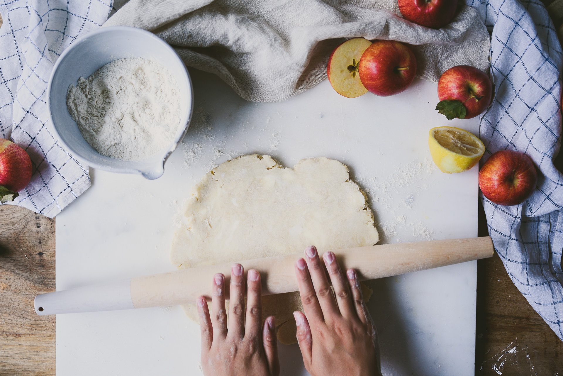 White Miso Apple Pie | bettysliu.com