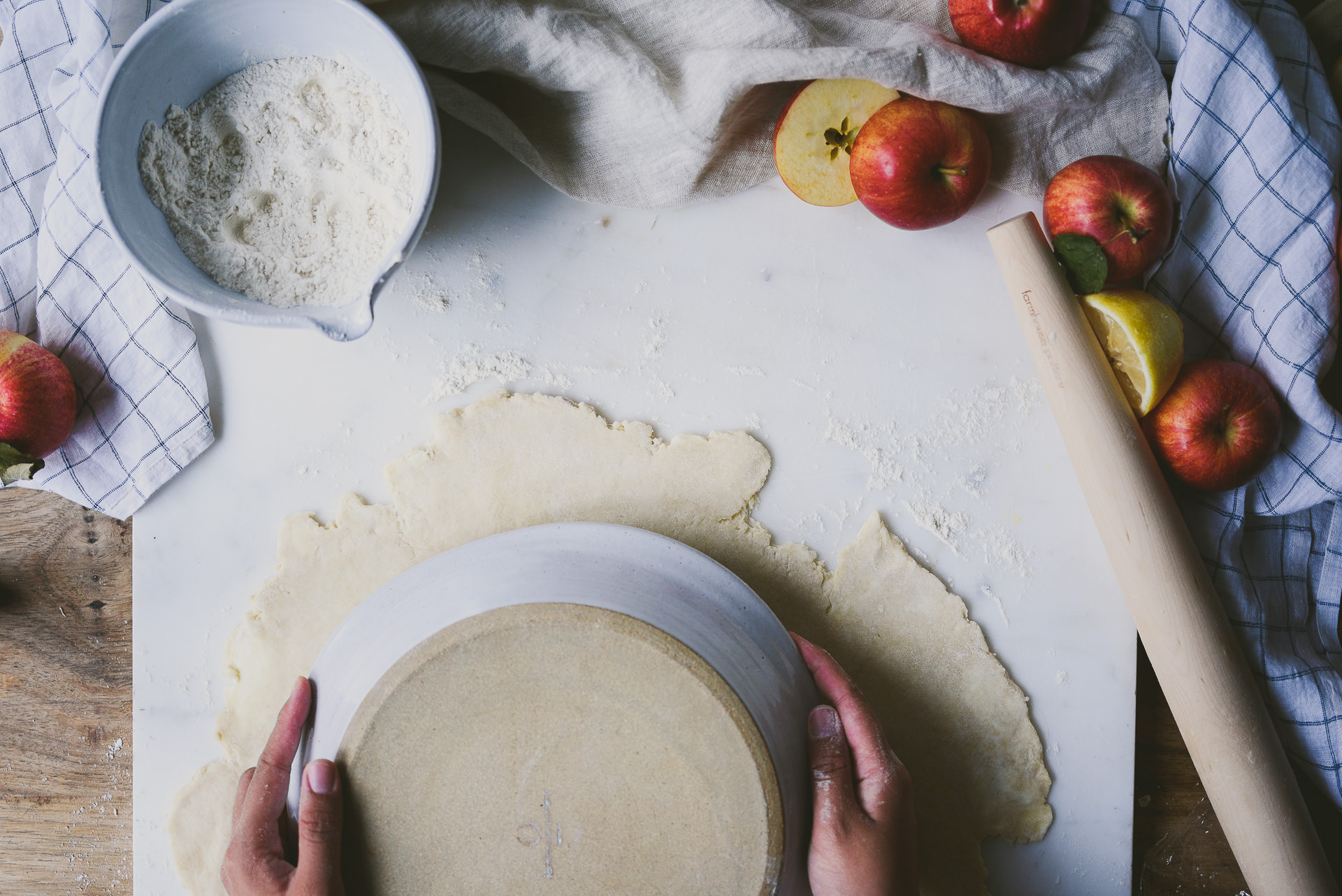 White Miso Apple Pie | bettysliu.com