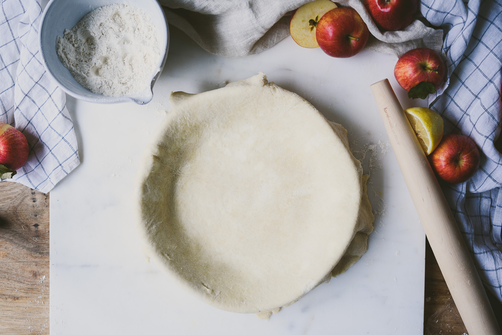 White Miso Apple Pie | bettysliu.com