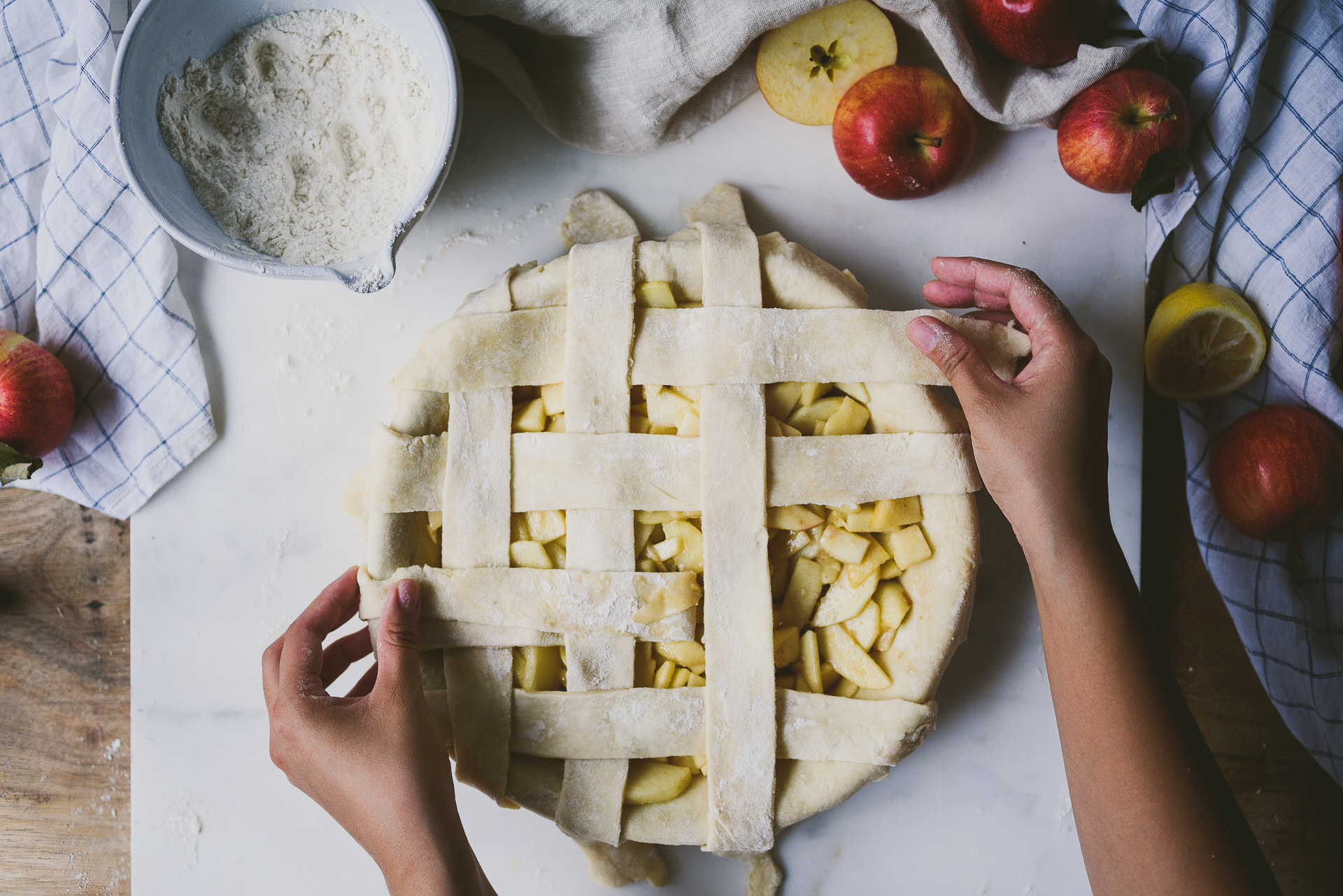 White Miso Apple Pie