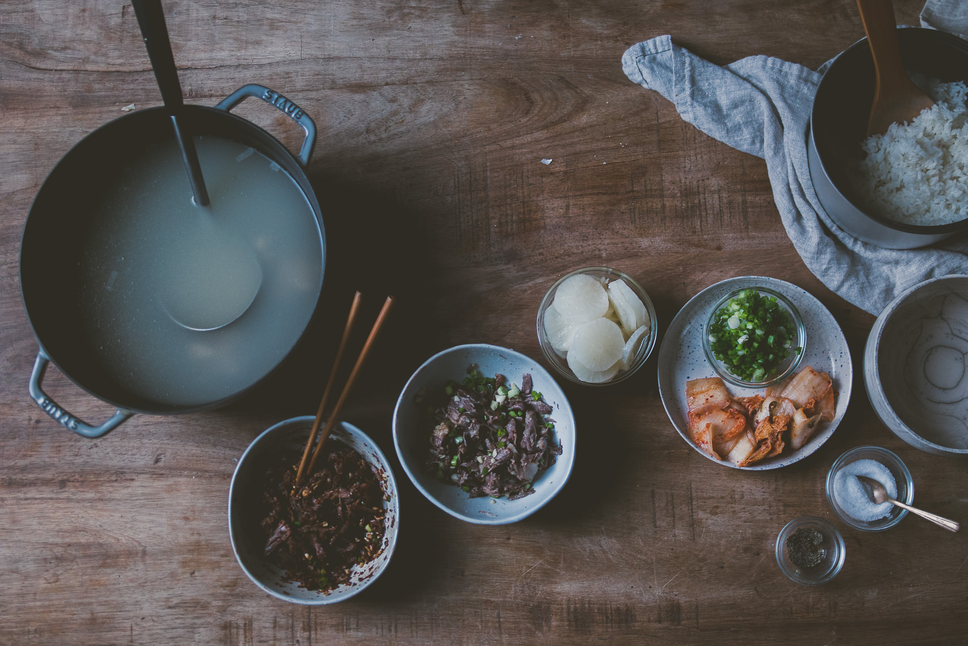 OXTAIL LEEK bone soup | bettysliu.com