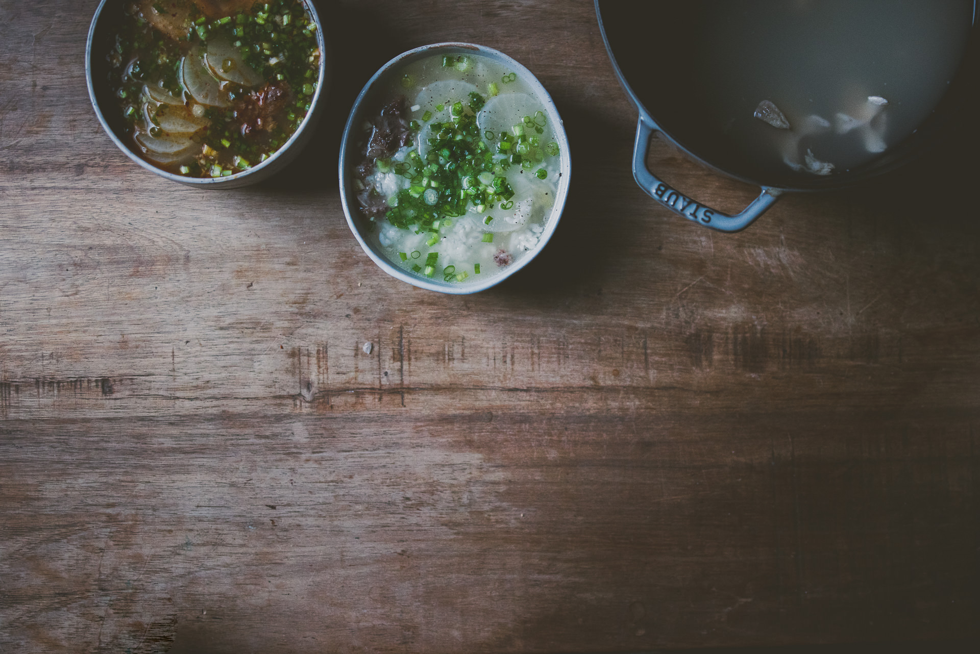 OXTAIL LEEK bone soup | bettysliu.com