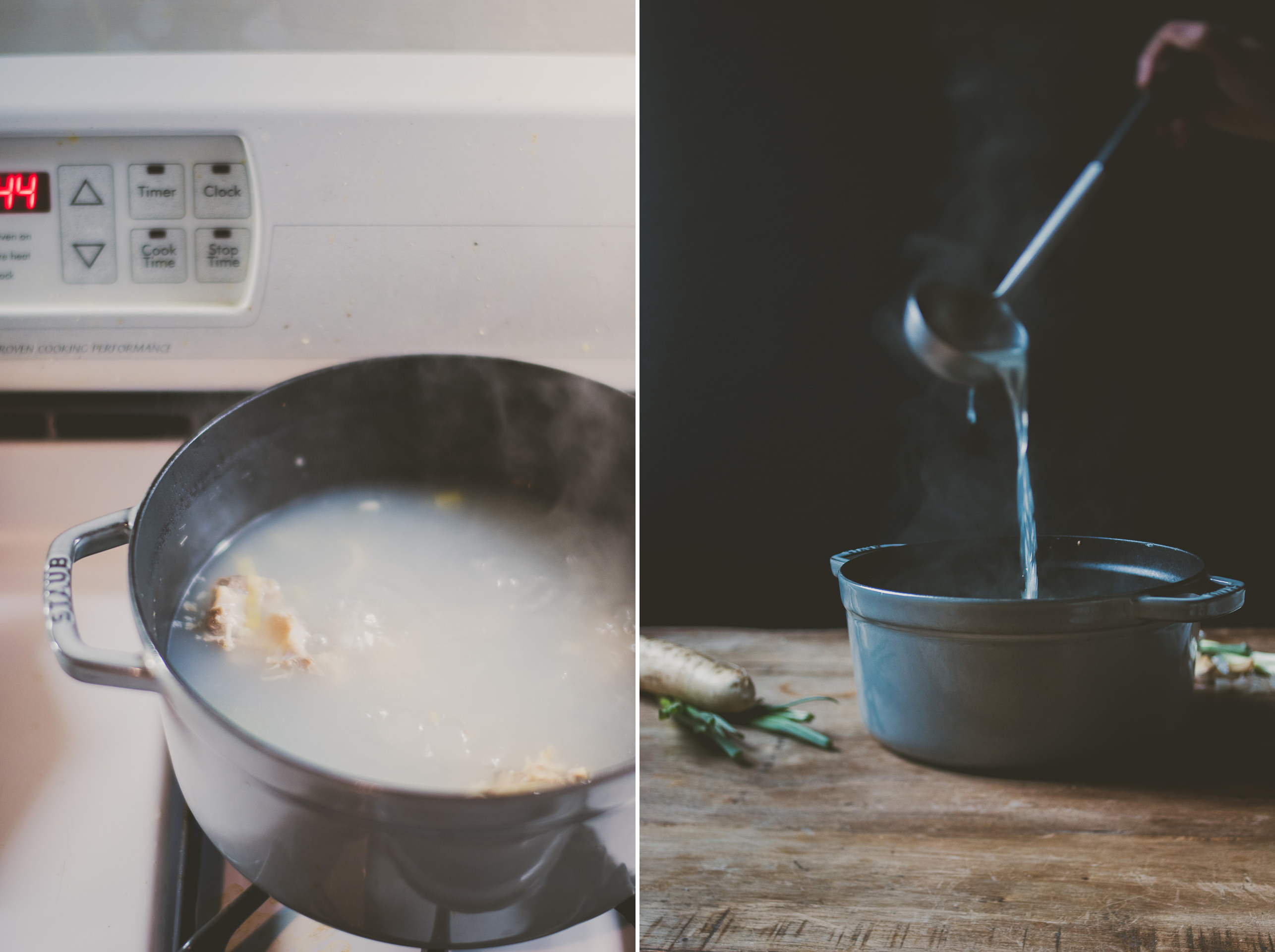 OXTAIL LEEK bone soup | bettysliu.com