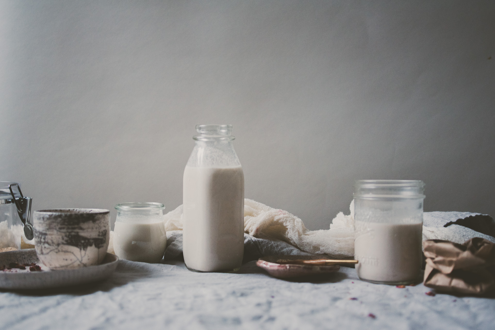 Sesame Rose Milk | bettysliu.com