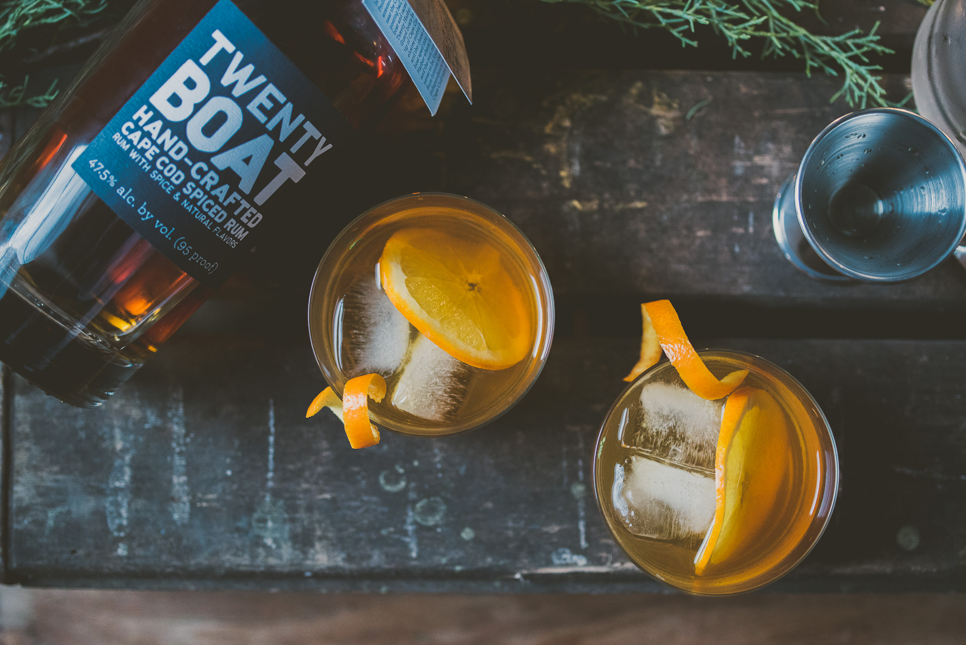 Spiced Rum Old Fashioned with a Twist| bettysliu-7