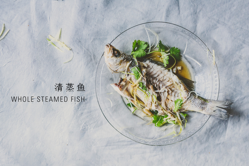 Chinese whole steamed fish | bettysliu.com