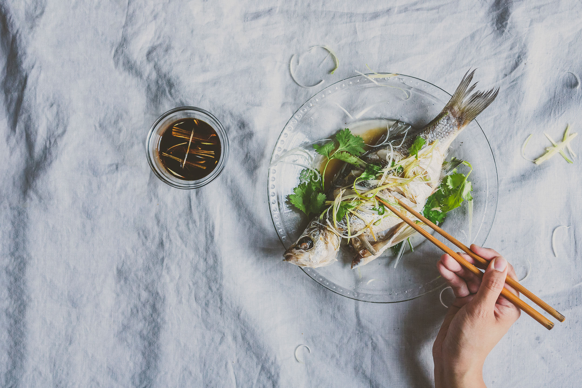 Chinese whole steamed fish | bettysliu.com