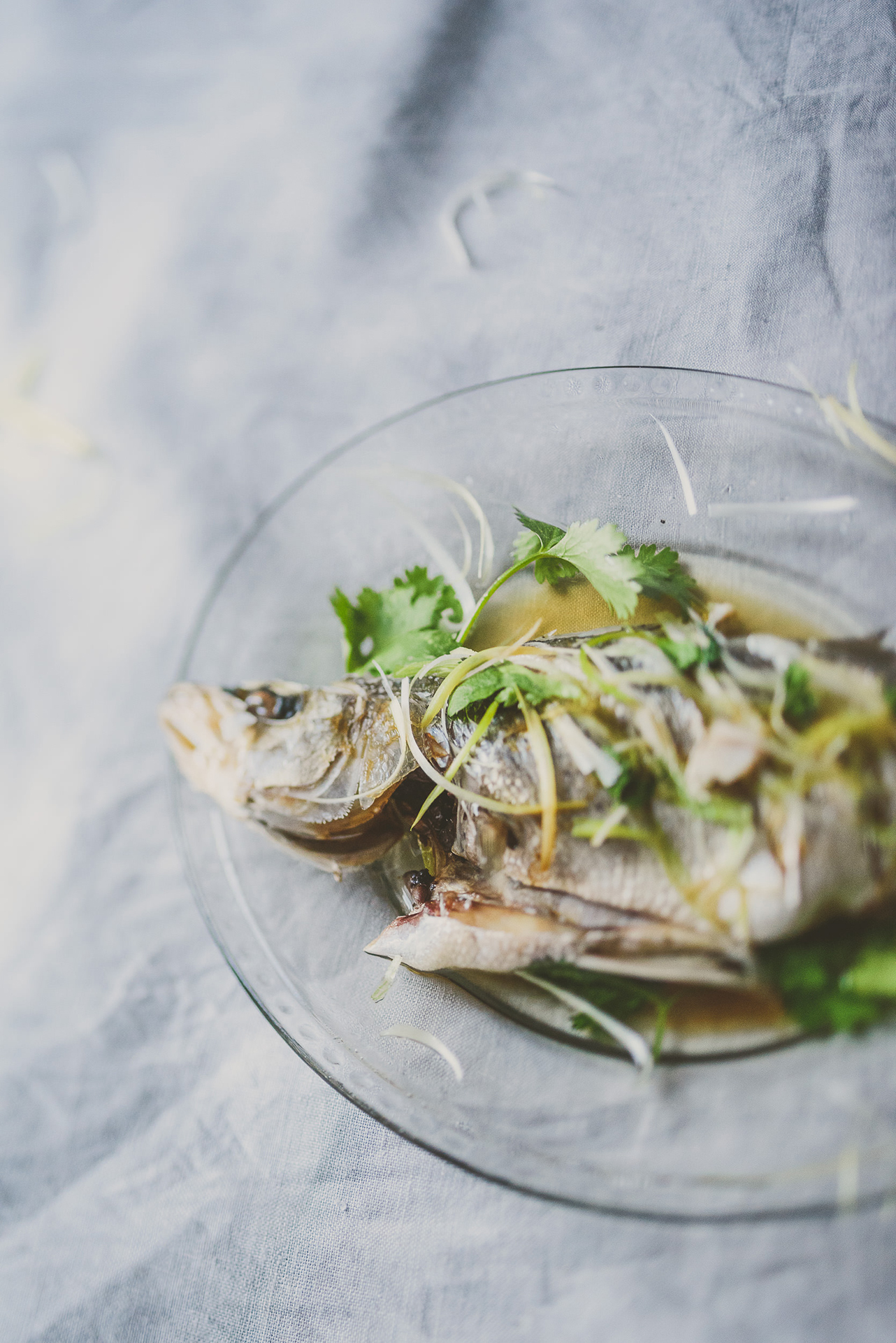 Chinese whole steamed fish | bettysliu.com