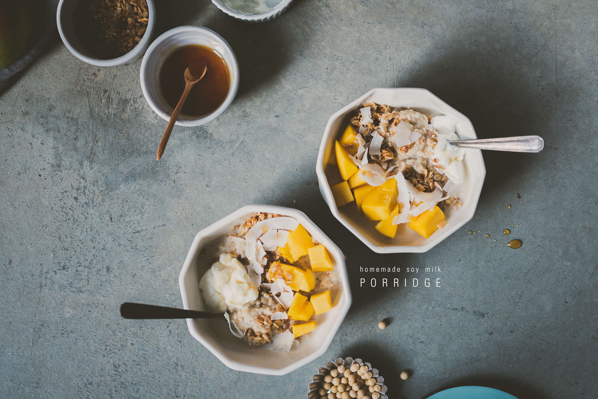 homemade soy milk porridge | bettysliu.com