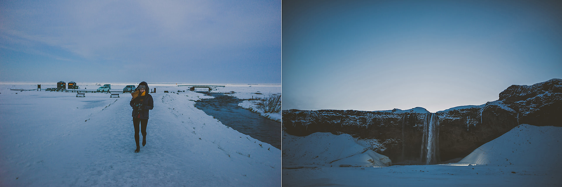 Iceland in Winter -Seljalandsfoss | bettysliu.com