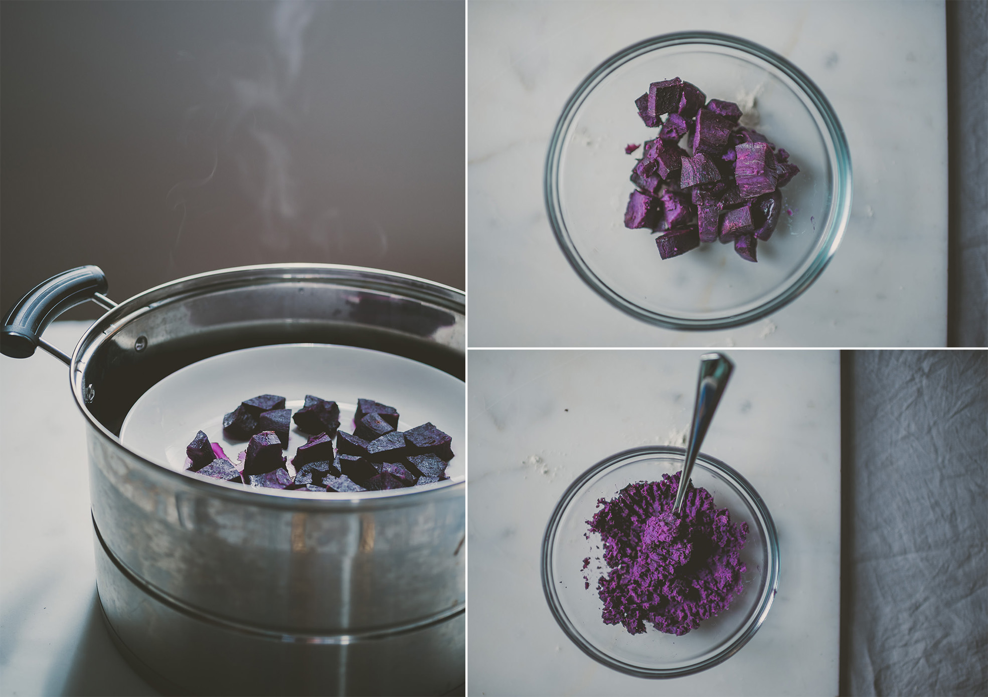 Purple Sweet Potato Mantou | bettysliu-2 copy