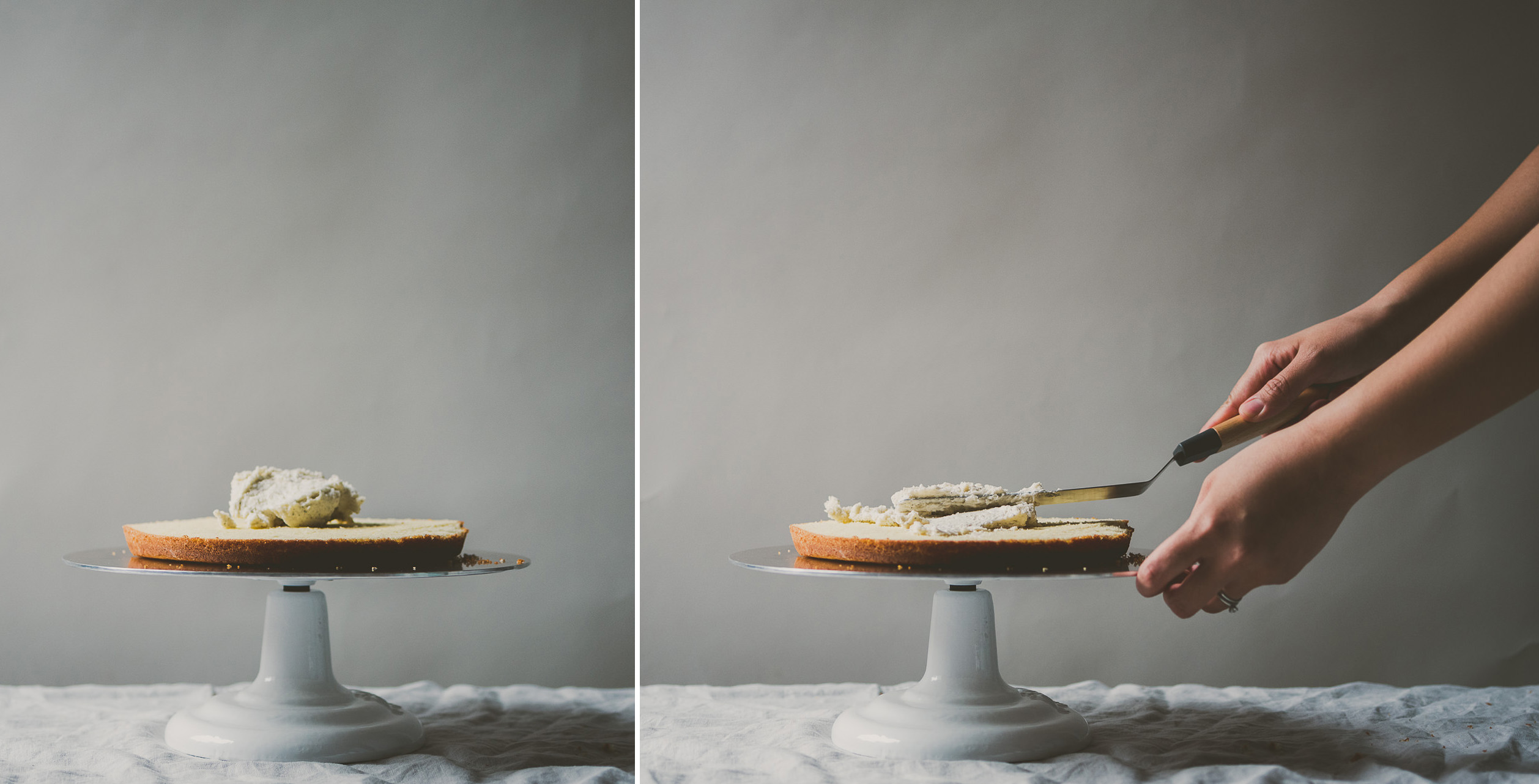 grapefruit cake with earl grey buttercream frosting | bettysliu.com