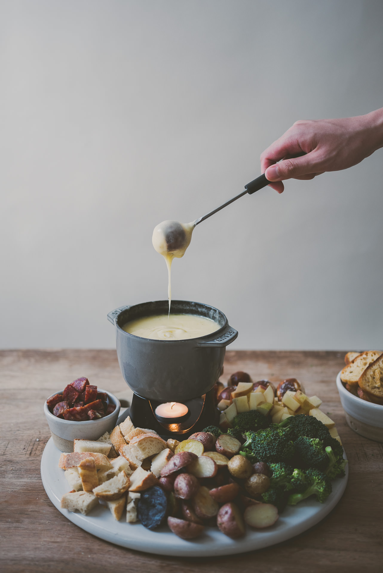 Twist on Classic Swiss Fondue | bettysliu.com