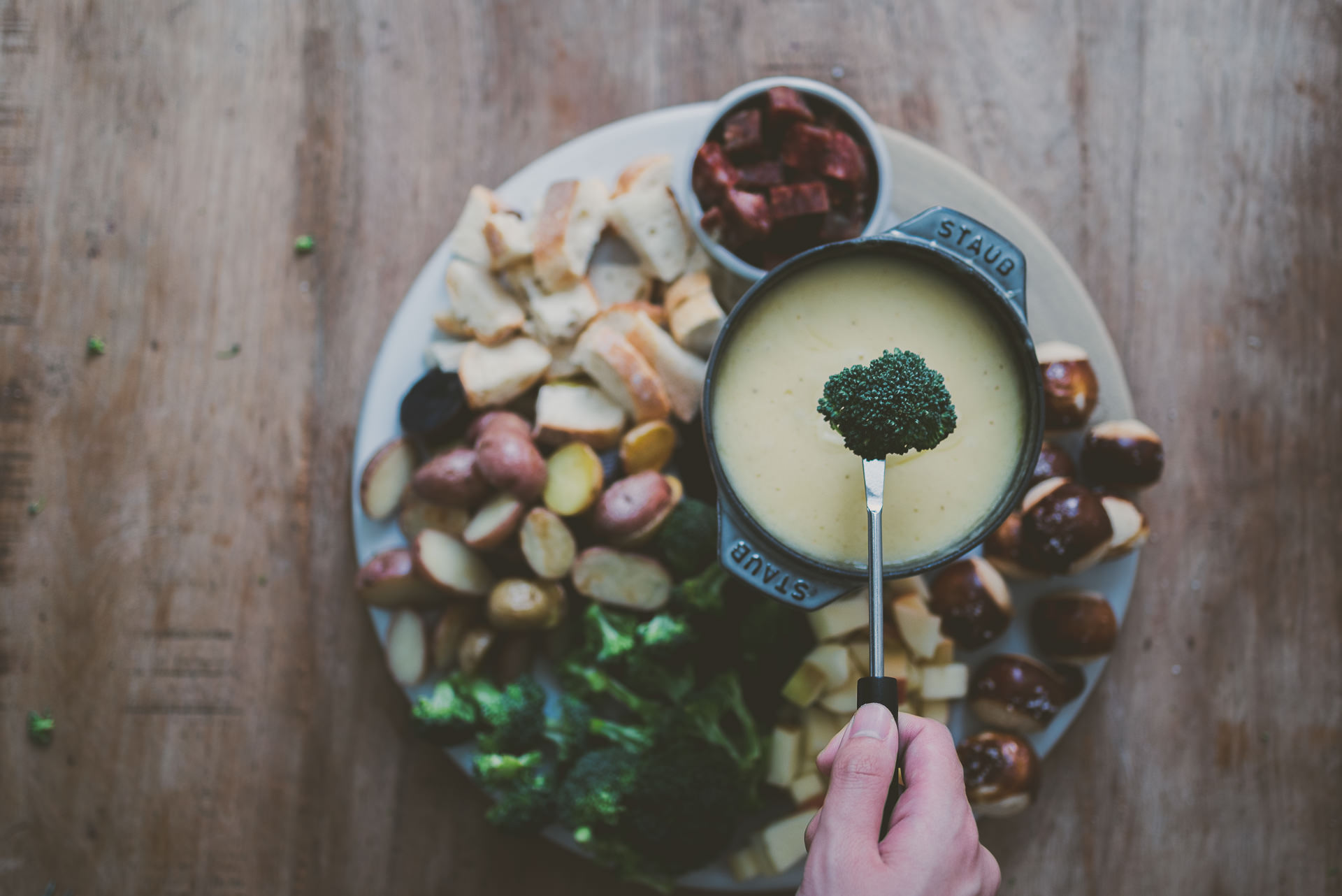 Twist on Classic Swiss Fondue | bettysliu.com