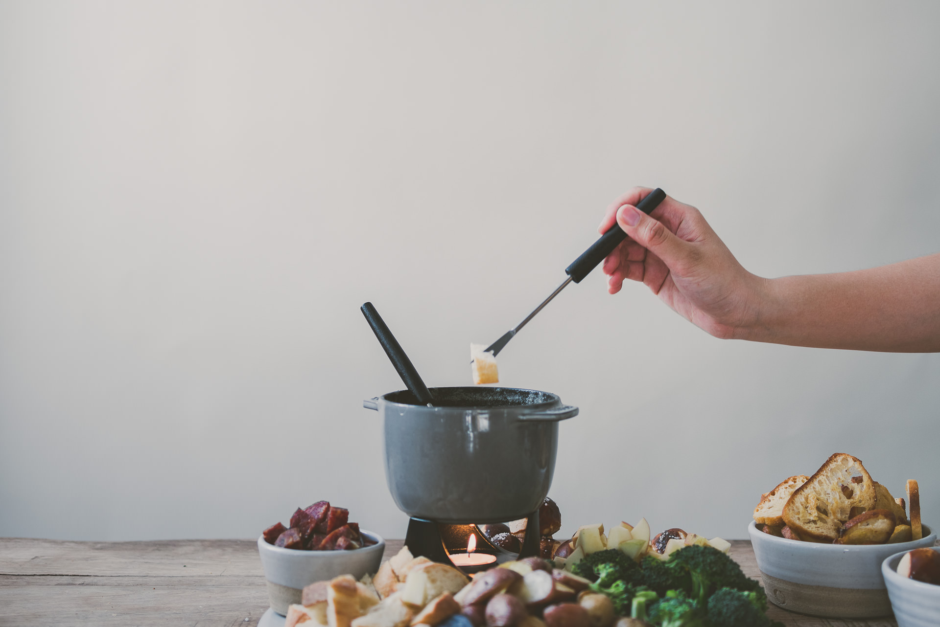 Twist on Classic Swiss Fondue | bettysliu.com