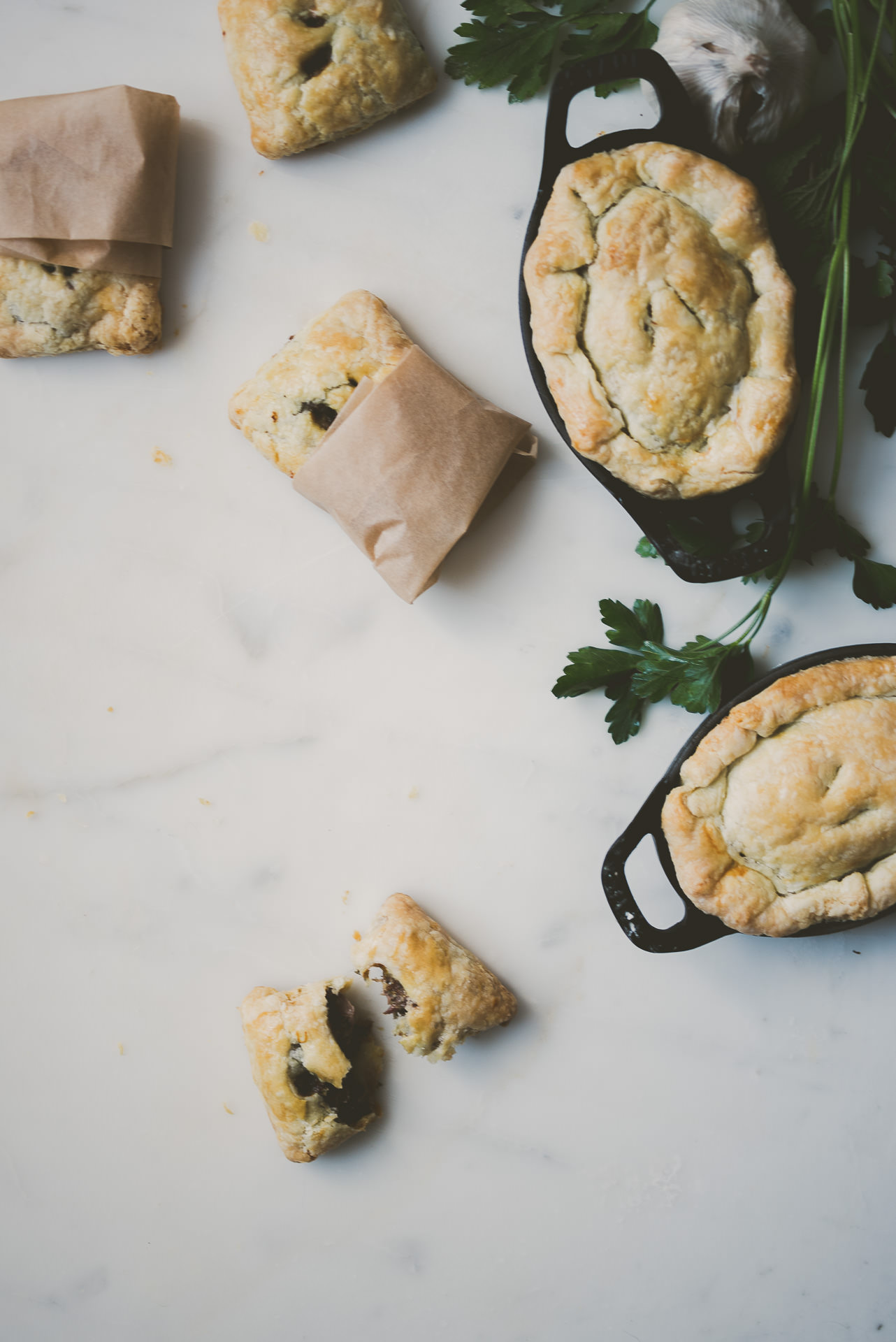 Lamb Hand Pie Mint Parsley Pesto | bettysliu.com