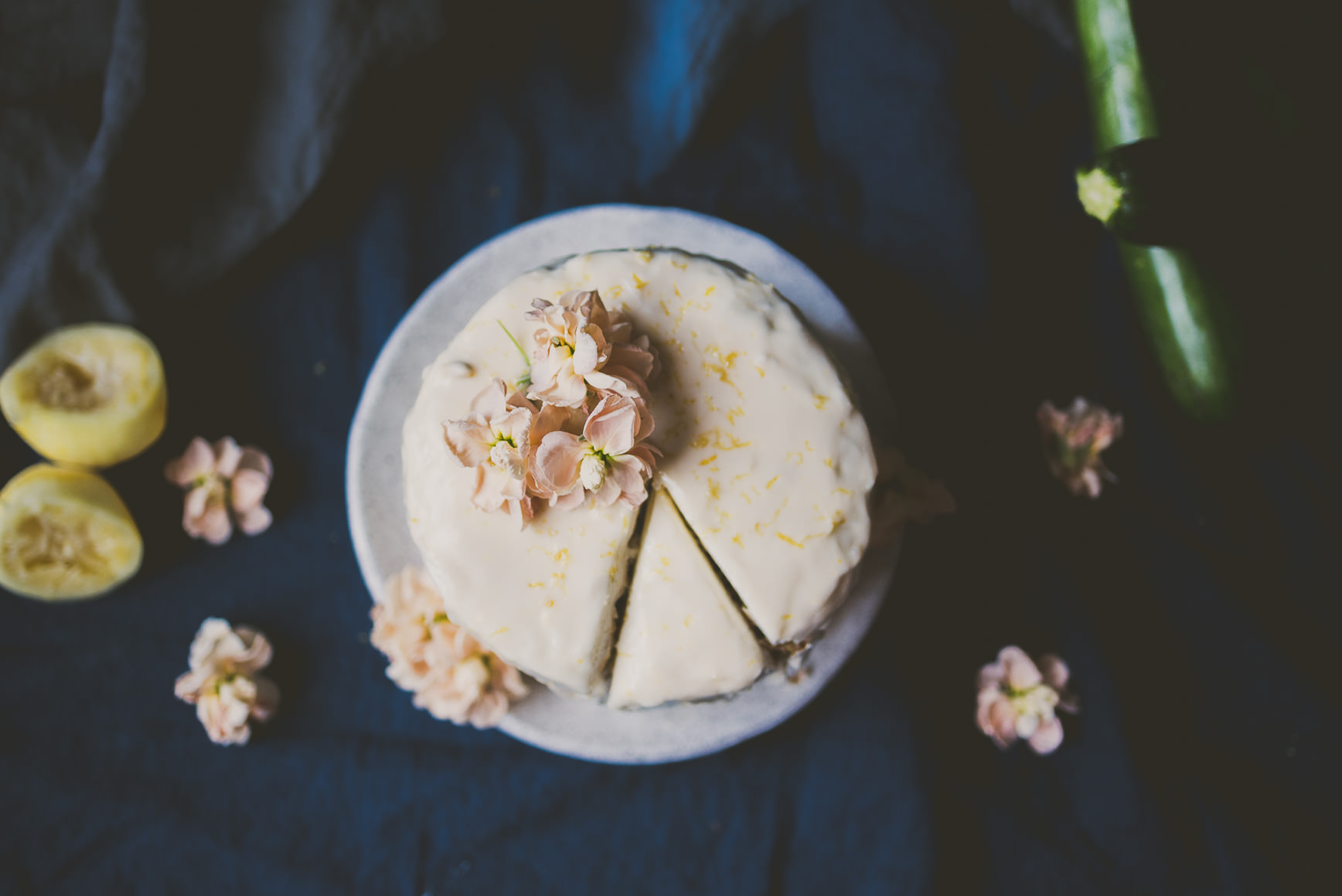 Zucchini Lemon Cake | bettysliu.com