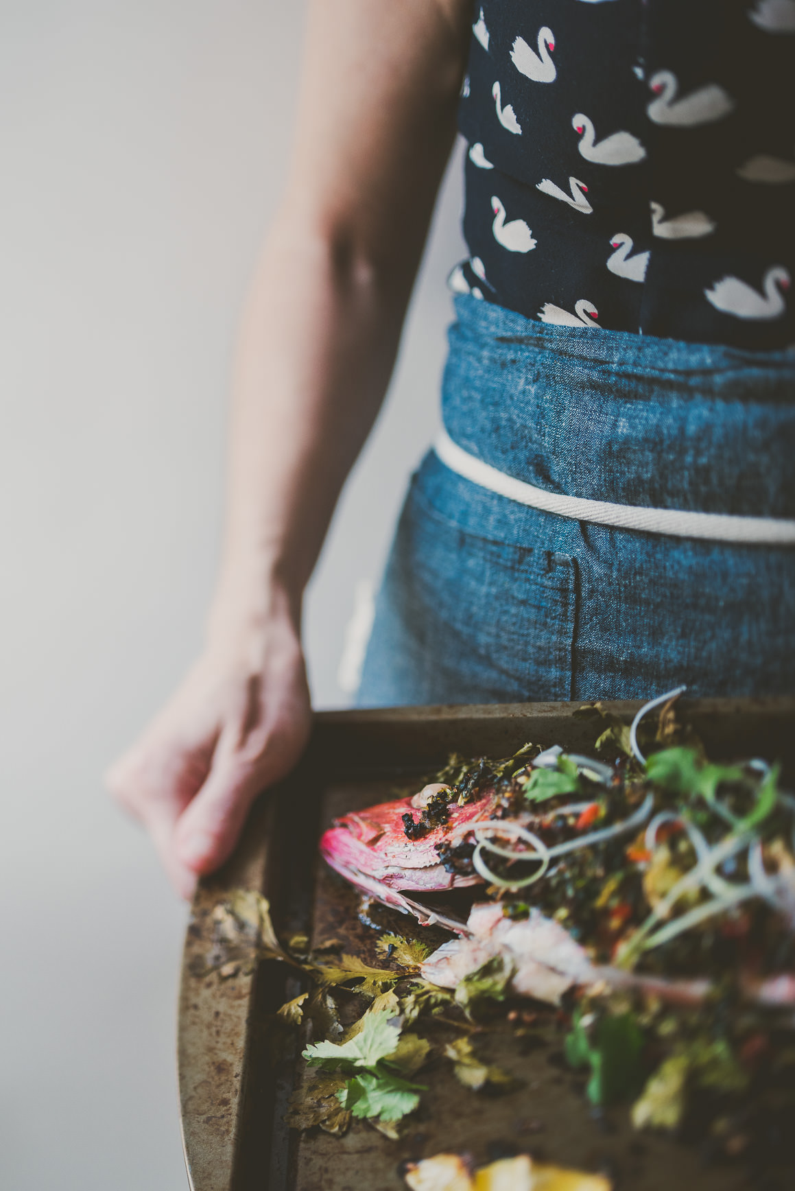 Roasted Whole Fish Ramps Lemongrass | bettysliu.com