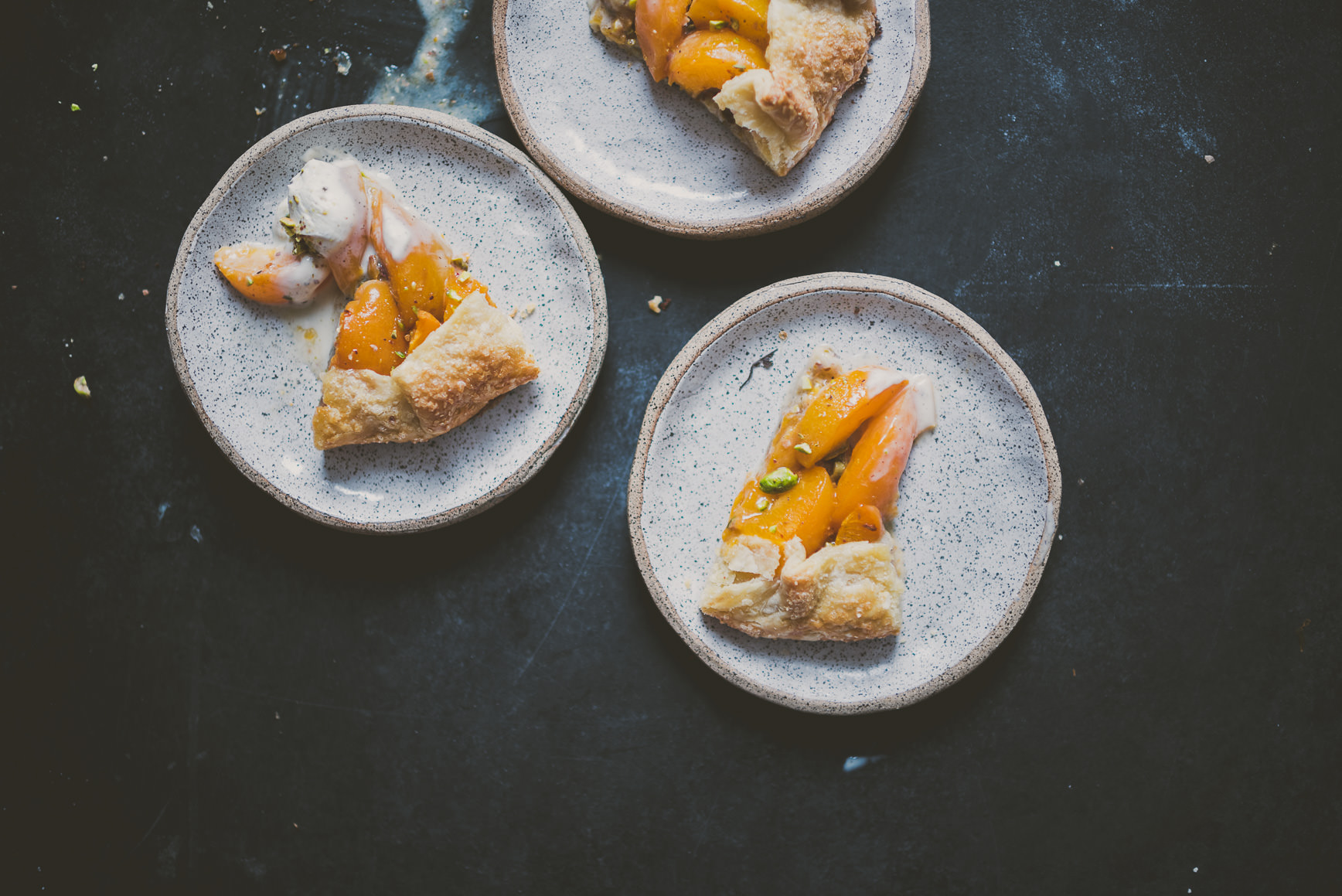 Apricot Pistachio Galette | bettysliu.com