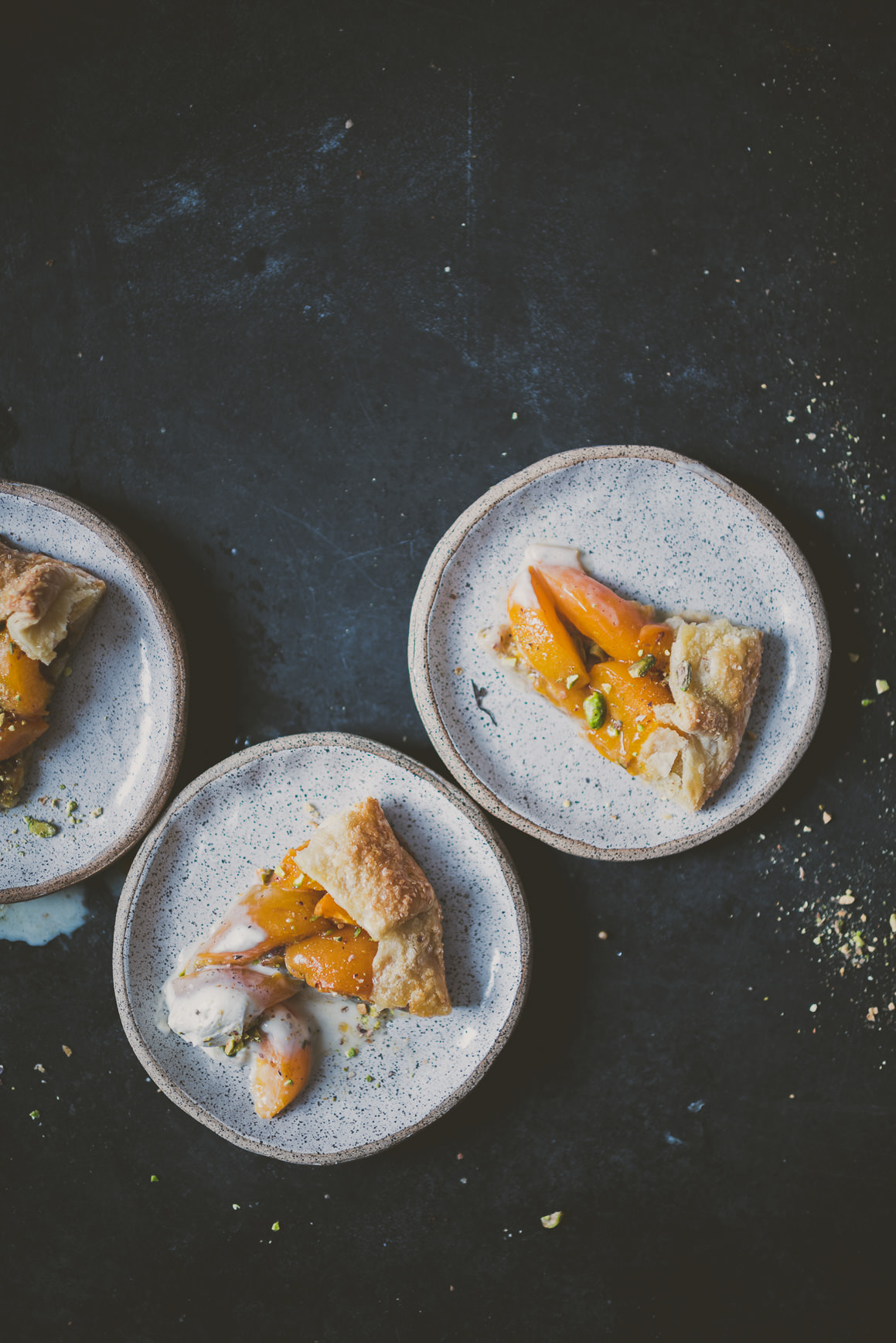 Apricot Pistachio Galette | bettysliu.com