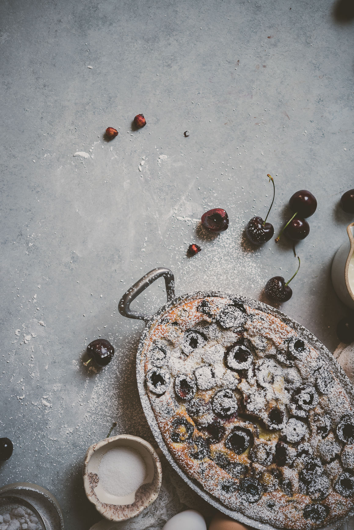 Cherry Clafoutis Crème Fraîche | bettysliu.com