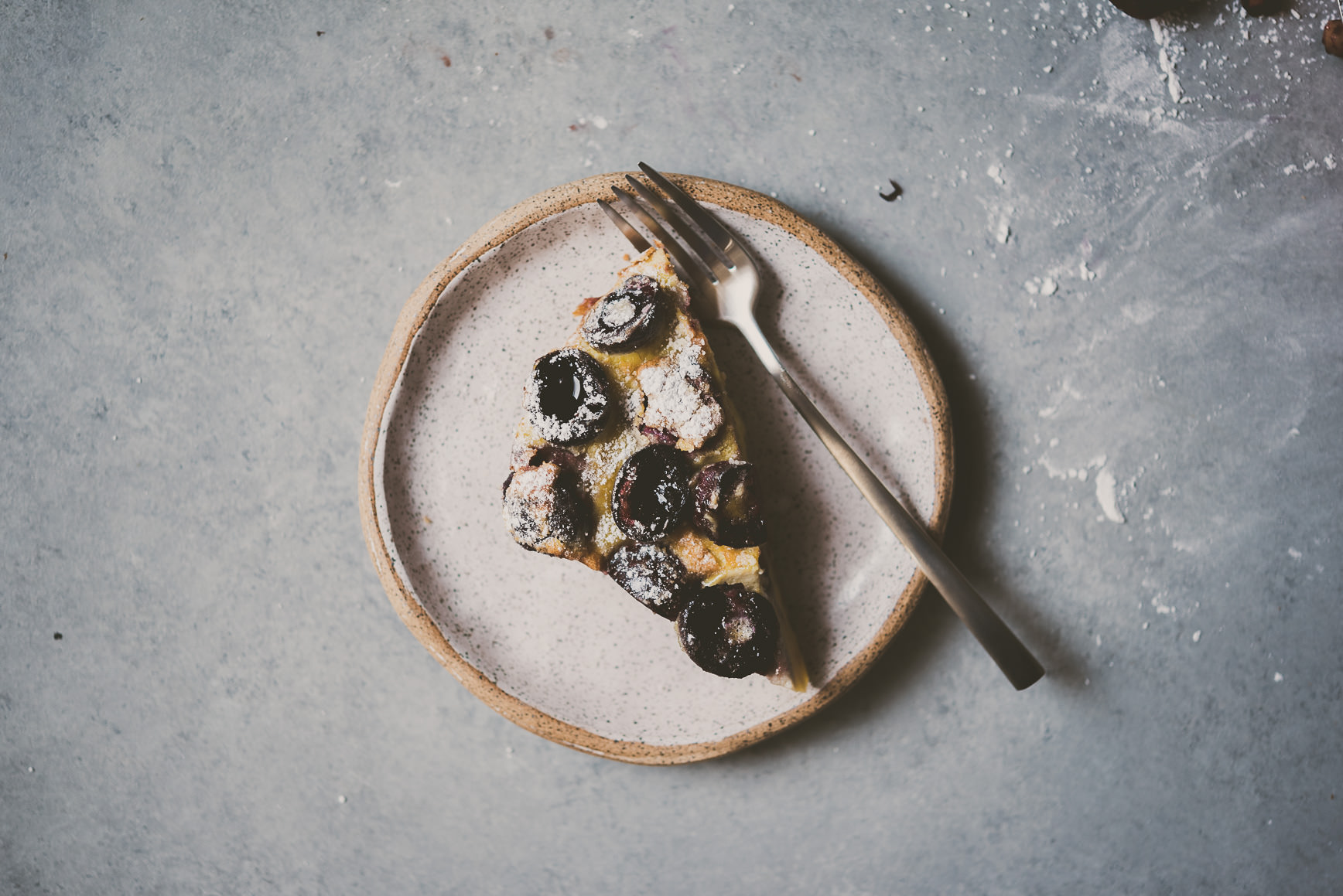 Cherry Clafoutis Crème Fraîche | bettysliu.com