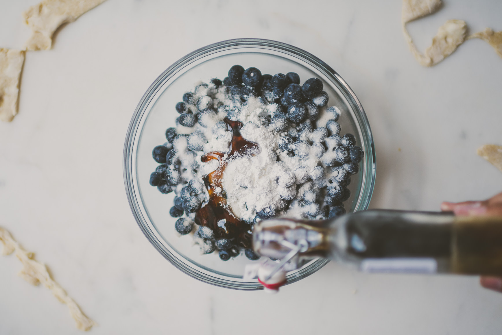 Maple Oat Crusted Blueberry Pie | bettysliu.com