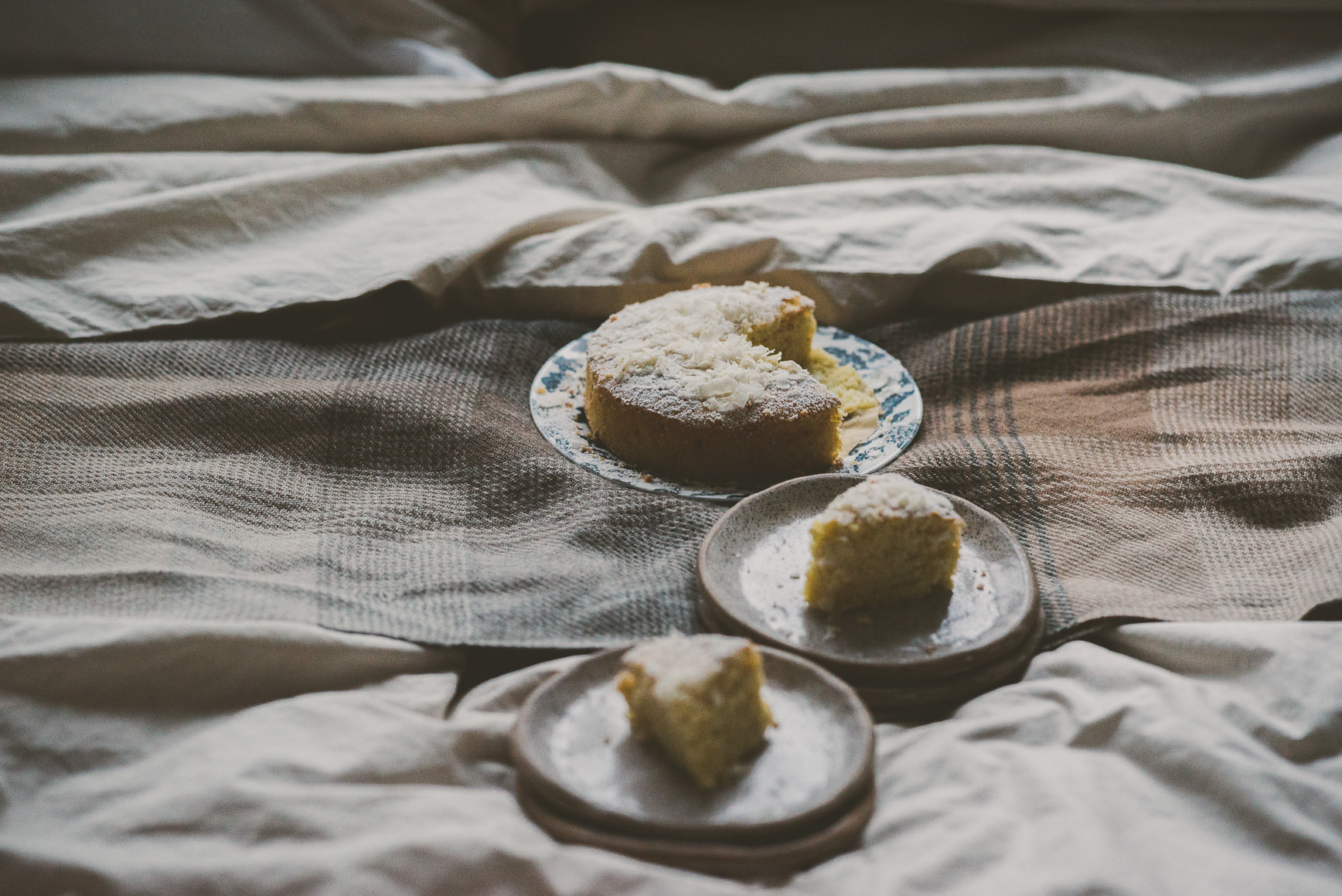 Coconut Vanilla Chiffon Cake | bettysliu.com