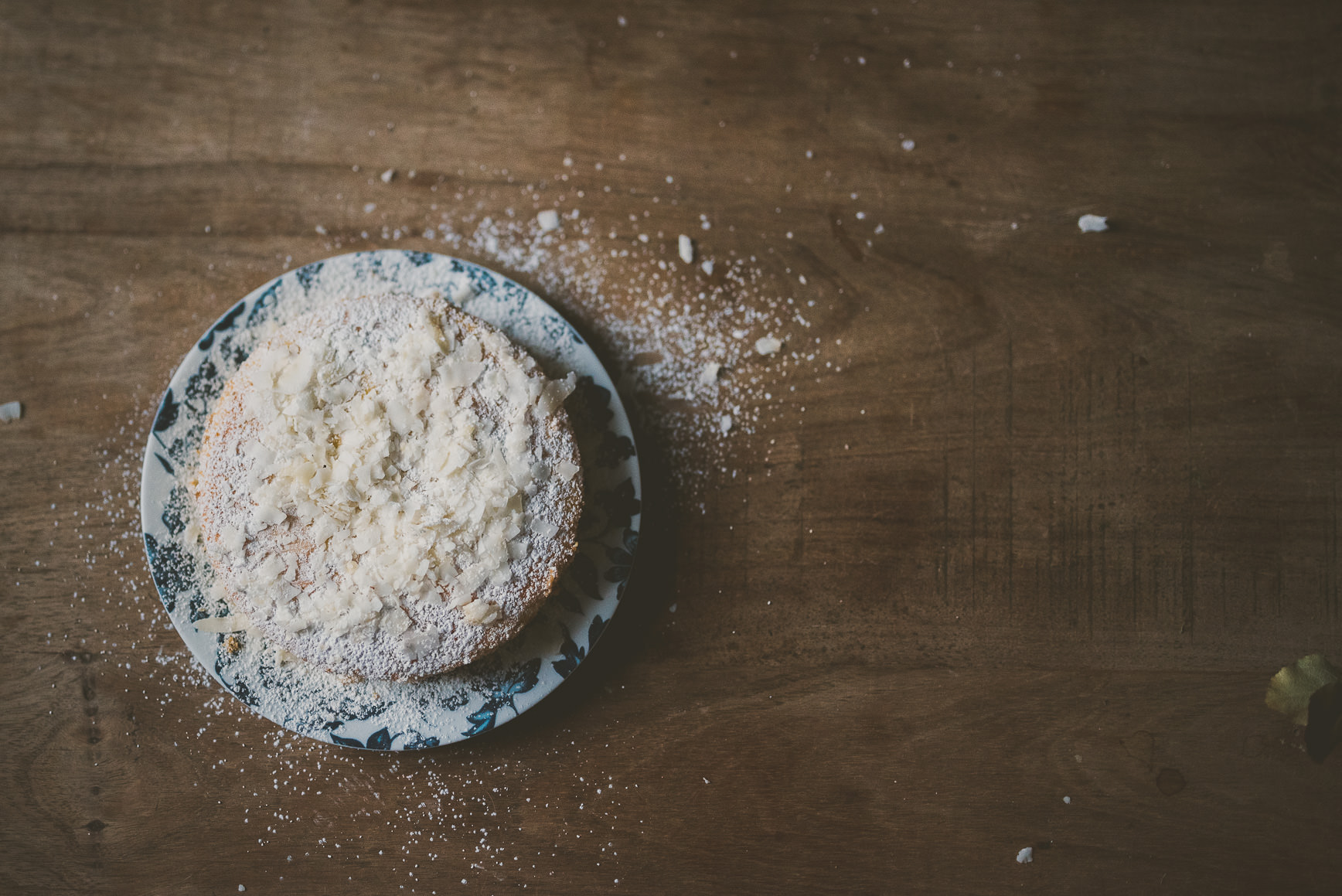 Coconut Vanilla Chiffon Cake | bettysliu.com