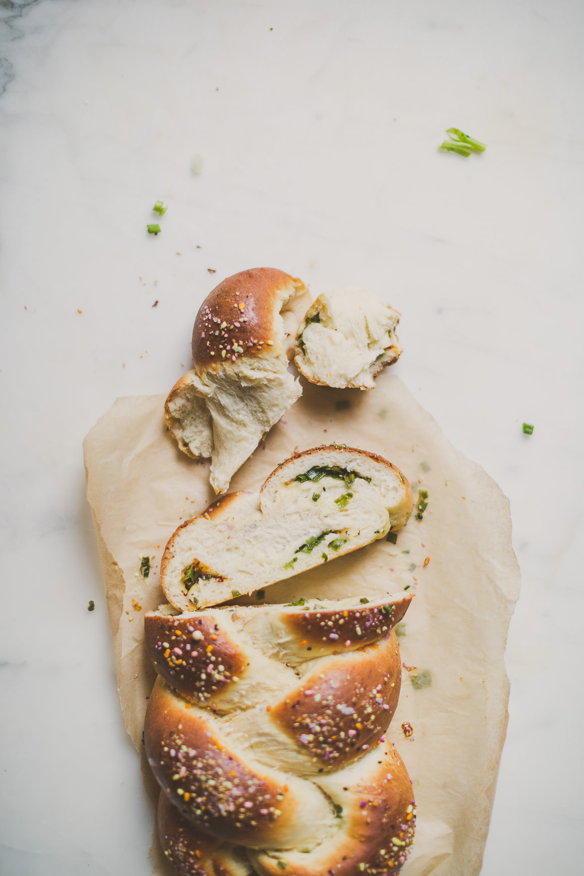 scallion pancake challah | bettysliu.com