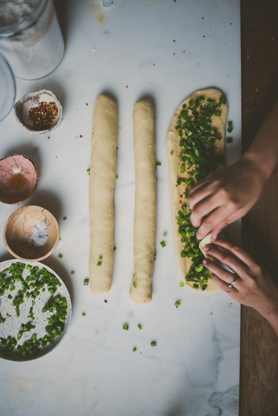 scallion pancake challah | bettysliu.com