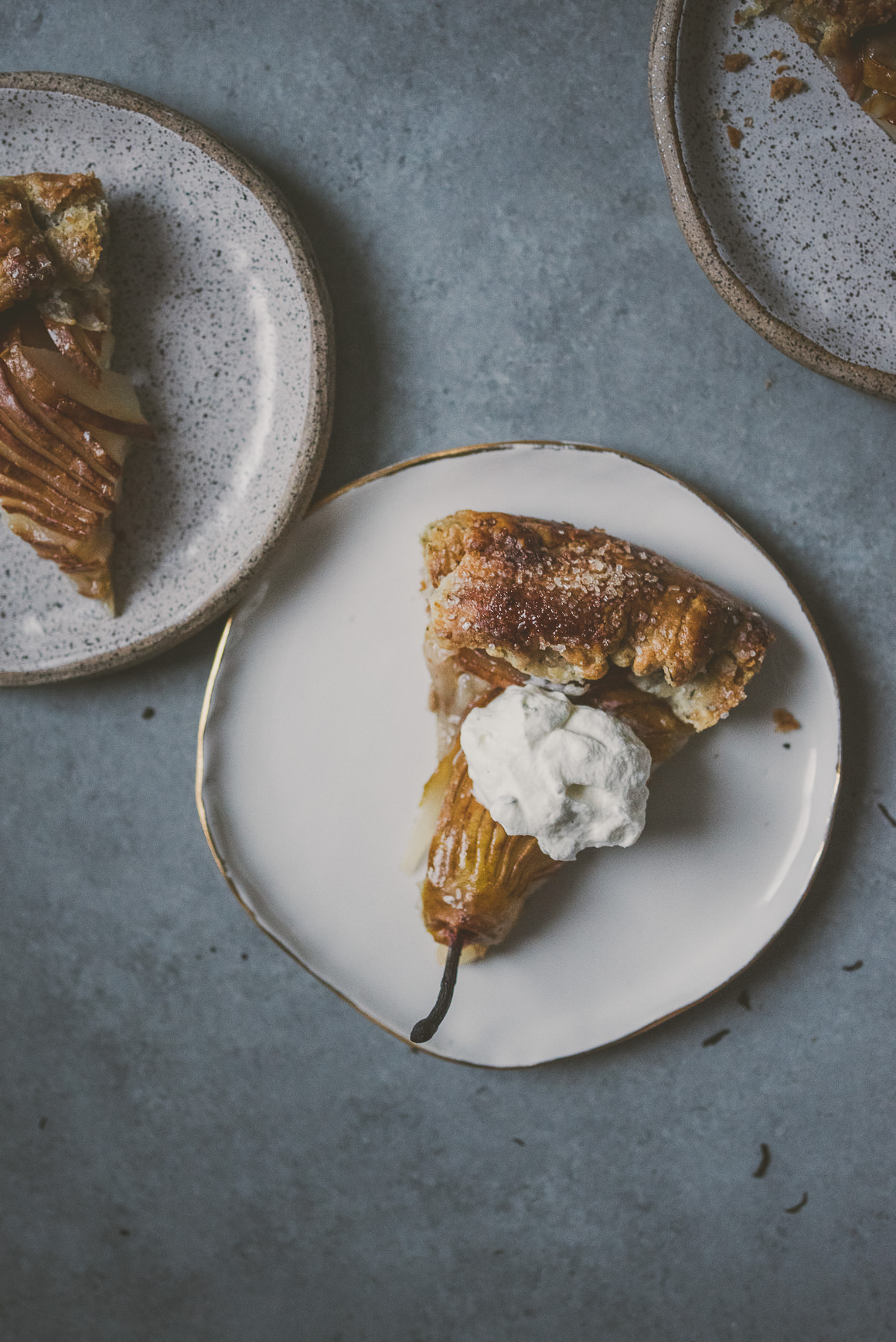 Tea Scented Pear Galette | bettysliu.com