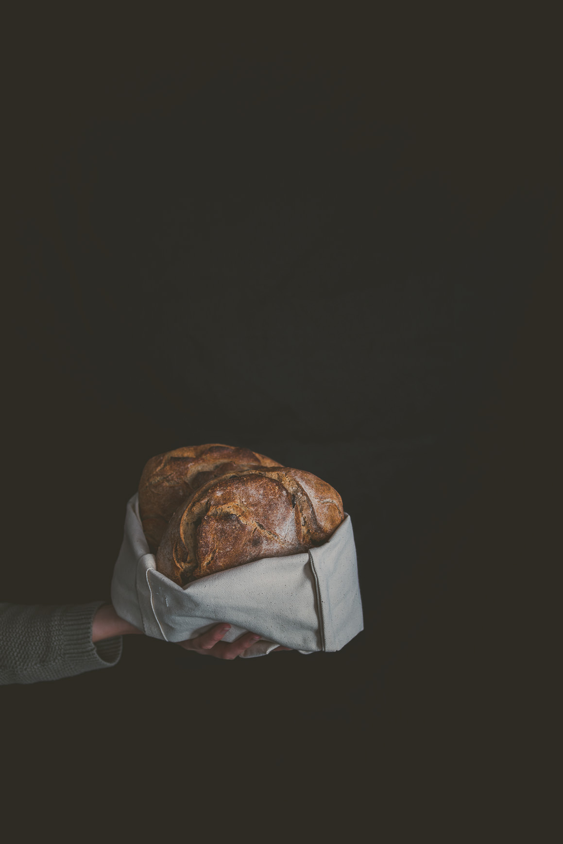 bread in cotton reusable bag | bettysliu.com