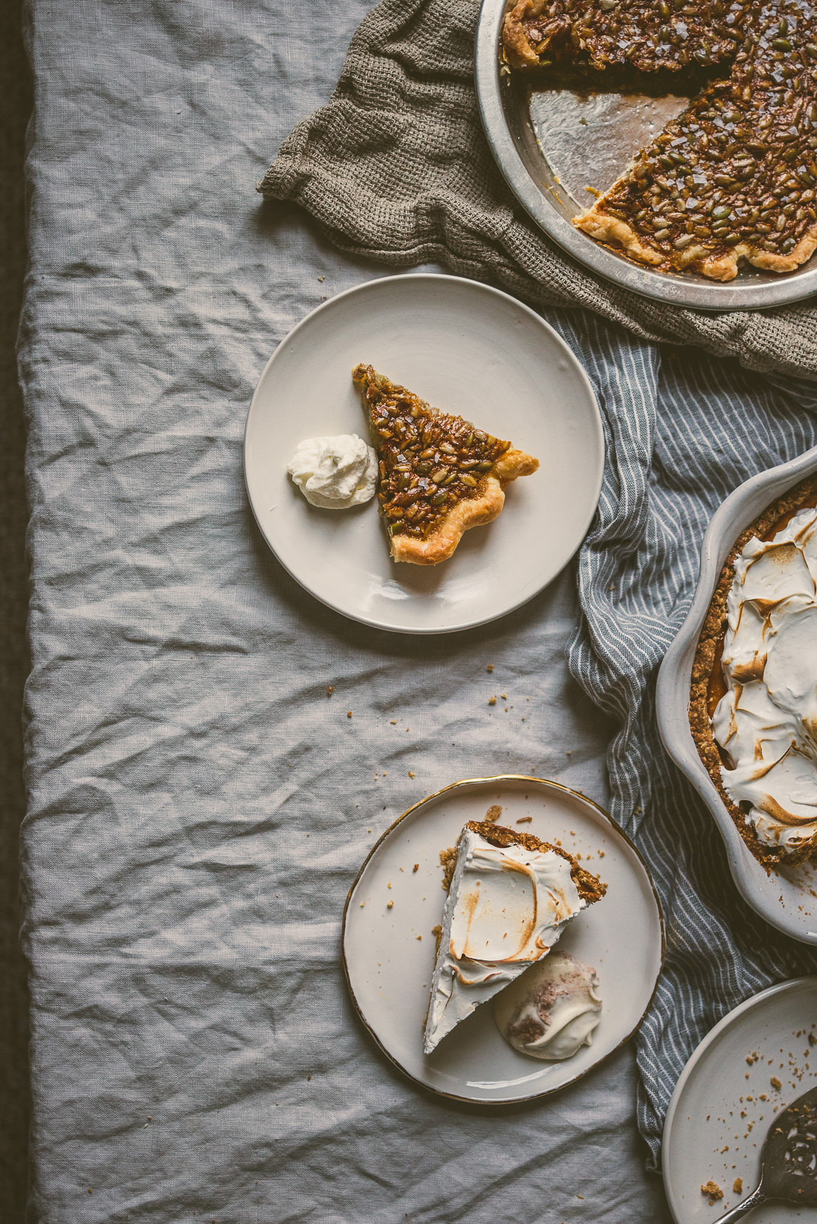 salty honey seed pie | bettysliu.com