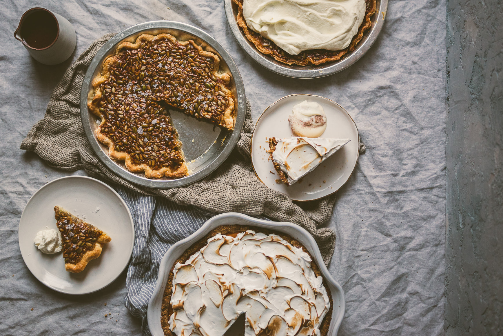 salty honey seed pie | bettysliu.com