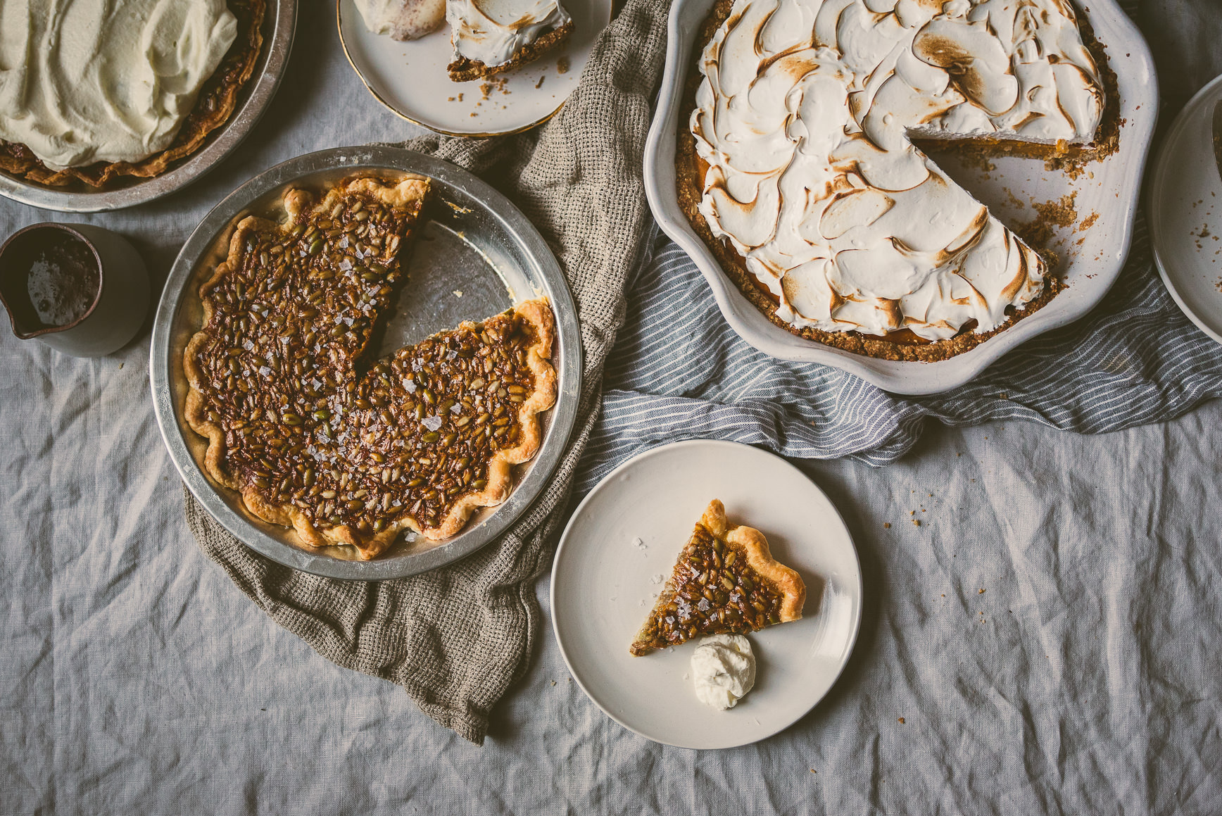 salty honey seed pie | bettysliu.com