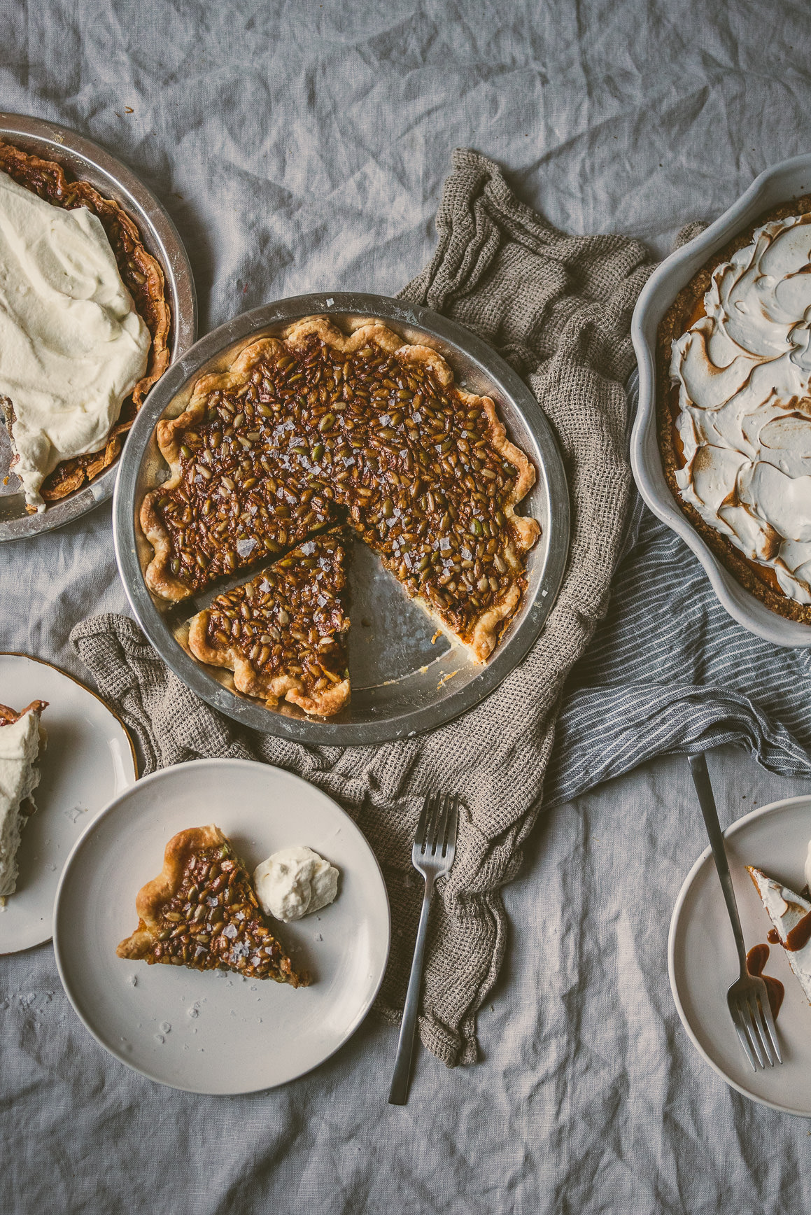 salty honey seed pie | bettysliu.com