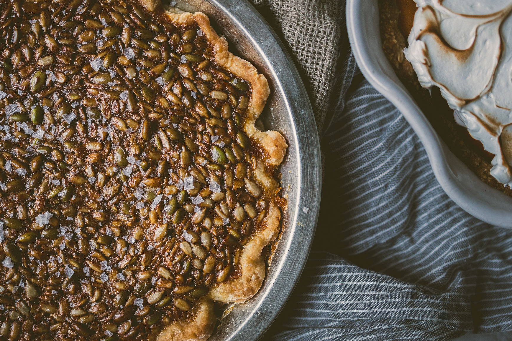 salty honey seed pie | bettysliu.com