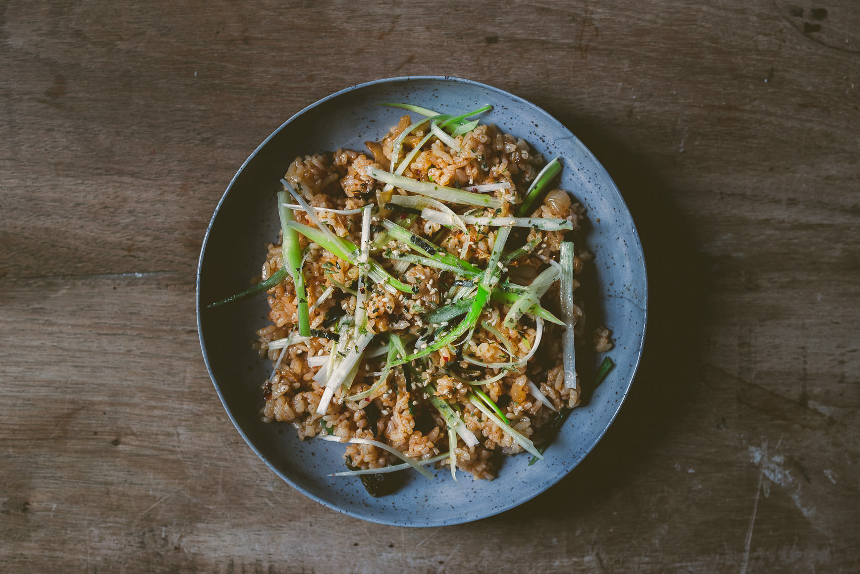 Kimchi Fried Rice Scallion Salad Turshen Small Victories | bettysliu.com